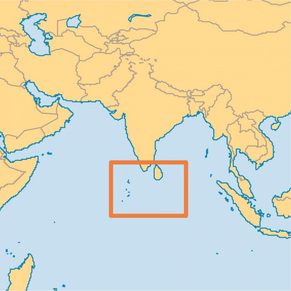 maldyvų salos vietą pasaulio žemėlapyje