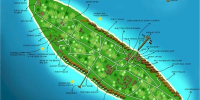 Vaadhoo sala, maldyvai žemėlapyje